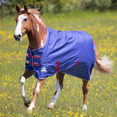 Tempest Original Air Motion Horse Turnout Rug Navy (66In) - image 1
