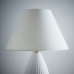 "K Living 12"" Cream Textured Linen Fabric Coolie Lampshade Modern Table Lamp And Floor Lamp Cone Light Shade"