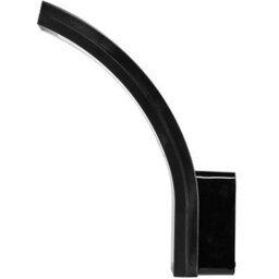 CGC Lighting Cgc Outdoor Wall Light Grey Garden Porch Security Led Integrated Curved - thumbnail 4