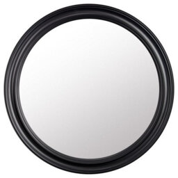 Deenz Traditional Bold Round Mirror Stylish Statement & Brighten Piece Timeless Decoration For The Home Framed Border 50 Cm Dia.