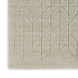 Sage Geometric Modern Wool Rug For Living Room Bedroom & Dining Room-297Cm X 419Cm - thumbnail 6