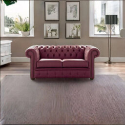 Chesterfield 2 Seater Shelly Philly Leather Sofa Settee Bespoke In Classic Style - thumbnail 2