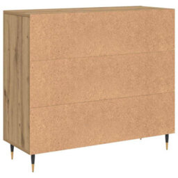 Berkfield Sideboard Brown 90 X 34 X 80 Cm Engineered Wood - thumbnail 8