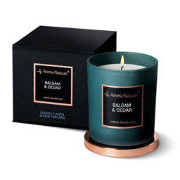 Aroma Naturals Candle 215G Balsam & Cedar Soy Wax Scented 35H Burn Time - thumbnail 1