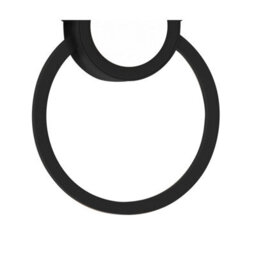 Luminosa Lighting Luminosa Mural Wall Lamp Circles, 24W, 3000K, 1440Lm, Matt Black, 3Yrs Warranty - thumbnail 4