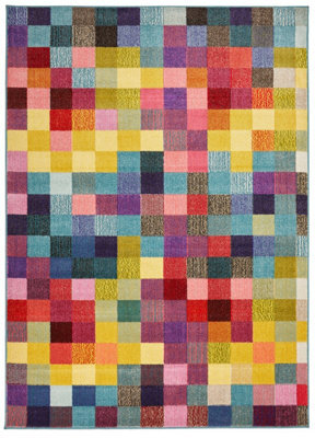 Modern Rug For Bedroom, & Living Room, Stain-Resistant Dining Room Rug, Easy To Clean Geometric Rug-160Cm X 220Cm - image 1