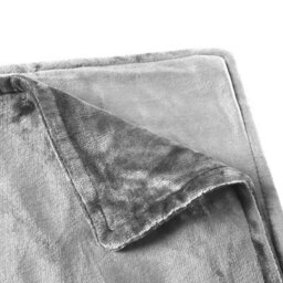 Alecome Electric Heated Throw Blanket 10 Heat Settings Washable Fleece With Digital Remote Timer Silver - thumbnail 6