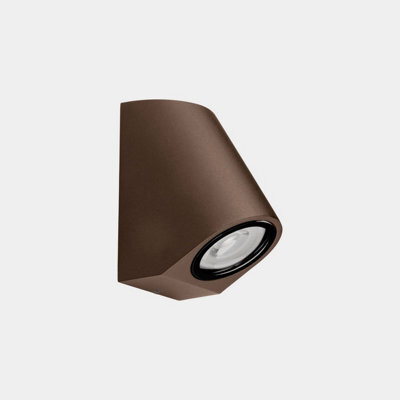 Luminosa Lighting Luminosa Eko Outdoor Wall Down Lamp Brown Gu10 8W Ip66