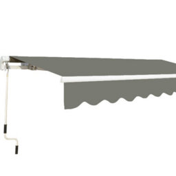 Sundaze 2X1.5M Garden Awning Replacement Fabric Top Cover Front Valance Grey - thumbnail 3