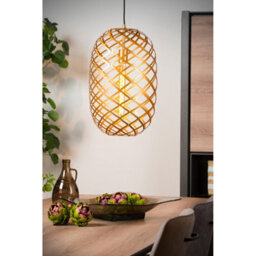 Lucide Wolfram Modern Pendant Light 32Cm - 1Xe27 - Matt Gold, Brass - thumbnail 5