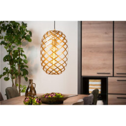 Lucide Wolfram Modern Pendant Light 32Cm - 1Xe27 - Matt Gold, Brass - thumbnail 4