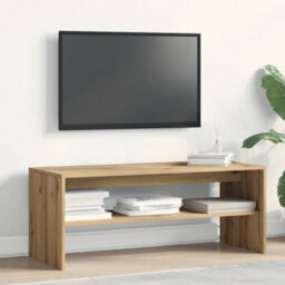 Berkfield Tv Cabinet Artisan Oak 100X40X40 Cm Engineered Wood - thumbnail 3