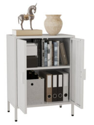 Vcm Steel Chest Of Drawers Sideboard Flokas S - thumbnail 1
