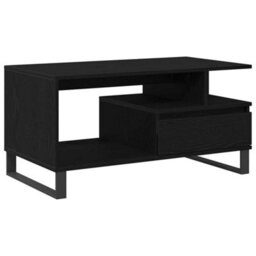 Walplus Coffee Table Black Oak 90 X 49 X 45 Cm Engineered Wood - thumbnail 2
