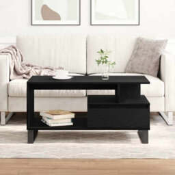 Walplus Coffee Table Black Oak 90 X 49 X 45 Cm Engineered Wood - thumbnail 4