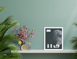 11X9 White Picture Frame (27.9 X 22.9Cm) Poster, Photo, Artwork, Gallery Wall Or Print - thumbnail 2