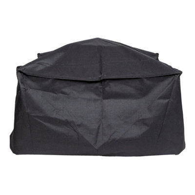 La Hacienda Premium Black Firepit Cover (H)60Cm (W)80Cm - image 1
