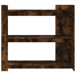 Berkfield Console Table Smoked Oak 100X35X90 Cm Engineered Wood - thumbnail 4