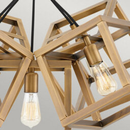 Luminosa Lighting Elstead Hinkley Fredrick Ramond Ensemble 5 Light Pendant Brushed Bronze - thumbnail 2