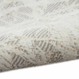 Xample Calvin Klein Rush Grey Ivory Rug 244X305Cm Extra Large Modern Abstract Machine Woven Low Pile Luxury Living Room Rug - thumbnail 4