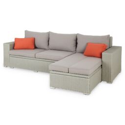 Blooma Gabbs Grey 4 Seater Garden Furniture Set - thumbnail 4