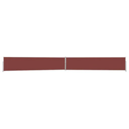 Walplus Patio Retractable Side Awning Garden Sun Shade Canopy Gazebo For Back Door, Porch, Patio 140X1200 Cm Brown - thumbnail 1