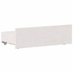 Berkfield Bed Frame Without Mattress With Headboard White 90X200 Cm Solid Wood Pine - thumbnail 8