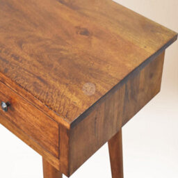Tapromis Long Rustic Desk Dressing Table Combination With Drawers - thumbnail 9