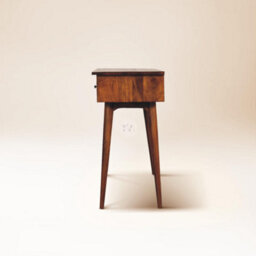 Tapromis Long Rustic Desk Dressing Table Combination With Drawers - thumbnail 5