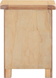 Seconique Windsor 3 Drawer Bedside Real Natural Oak Fully Assembled - thumbnail 6
