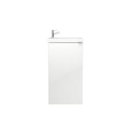 GoodHome Imandra Gloss White Freestanding Vanity Unit & Basin Set - Includes Beni Basin (W)440mm (H)790mm - thumbnail 4