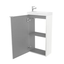 GoodHome Imandra Gloss White Freestanding Vanity Unit & Basin Set - Includes Beni Basin (W)440mm (H)790mm - thumbnail 5