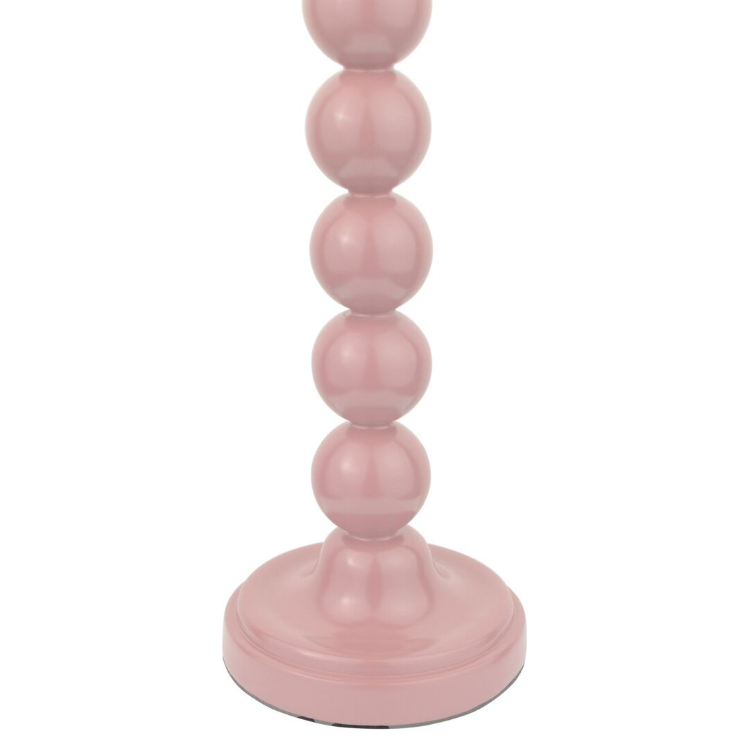 Laura Ashley Shennington Bobbin Pink Gloss Table Lamp Base by B&Q |  uFurnish.com