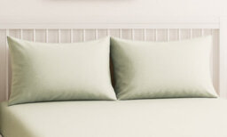 Luxury 200Tc Housewife Pillowcase Pair Soft Feel Cream