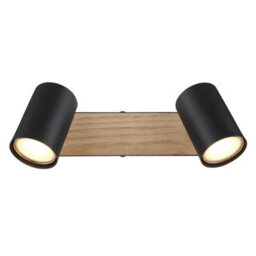Luminosa Lighting Luminosa Robby Twin Ceiling Spotlight Matt Black 2X Gu10 - thumbnail 4
