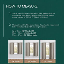 Aspire Homeware Mink Linen 100% Blackout Curtain-Thermal Insulated Eyelet Room Darkening Curtain Pair (W)168Cm X (D)228Cm - thumbnail 5