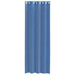 Berkfield Durable Voile Curtains With Grommets 2 Pcs Royal Blue - thumbnail 4