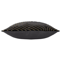 Paoletti Evoke Geometric Cut Velvet Cushion Cover - thumbnail 3