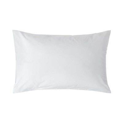 Homescapes White Egyptian Cotton Housewife Pillowcase 200 Tc, Standard Size - image 1