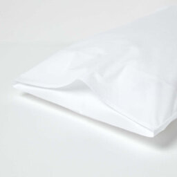 Homescapes White Egyptian Cotton Housewife Pillowcase 200 Tc, Standard Size - thumbnail 3