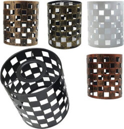 Brushed Copper Metal Bulb Guard Drum Shaped Lamp Shades For Ceiling Pendant Lights Indoor Easy Fit Wire Cages - thumbnail 5