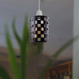 Brushed Copper Metal Bulb Guard Drum Shaped Lamp Shades For Ceiling Pendant Lights Indoor Easy Fit Wire Cages - thumbnail 2