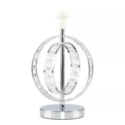 Table Lamp Base Bedroom Living Room Reading Light Modern Jewel Hoop Light - thumbnail 4