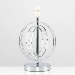 Table Lamp Base Bedroom Living Room Reading Light Modern Jewel Hoop Light - thumbnail 5