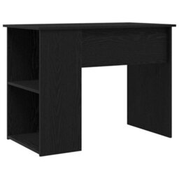 Berkfield Durable Desk Black Oak 100X55X75 Cm Engineered Wood - thumbnail 7