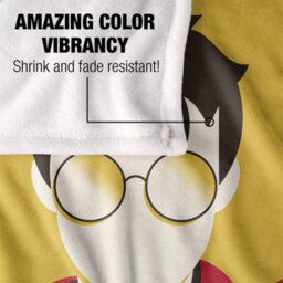 Harry Potter Icons Silky Supersoft Blanket Red/yellow/black (One Size) - thumbnail 4