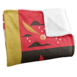 Harry Potter Icons Silky Supersoft Blanket Red/yellow/black (One Size) - thumbnail 3
