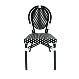 Black Paris Bistro Chair And Table Set Be Furniture - thumbnail 5