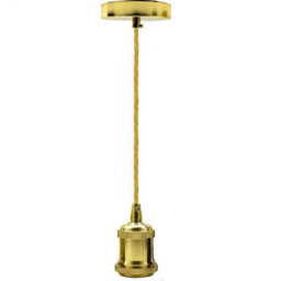 Adjustable Vintage French Gold Pendant Light Max 95Cm Easy Fit Lamp For Living & Dining Rooms - thumbnail 6