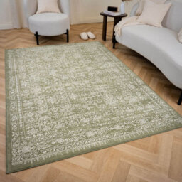 The Rugs Montana Green Oriental Area Rug And Runner Soft Durable Pet Friendly Easy To Clean Living Room Bedroom 3716Grn - thumbnail 2